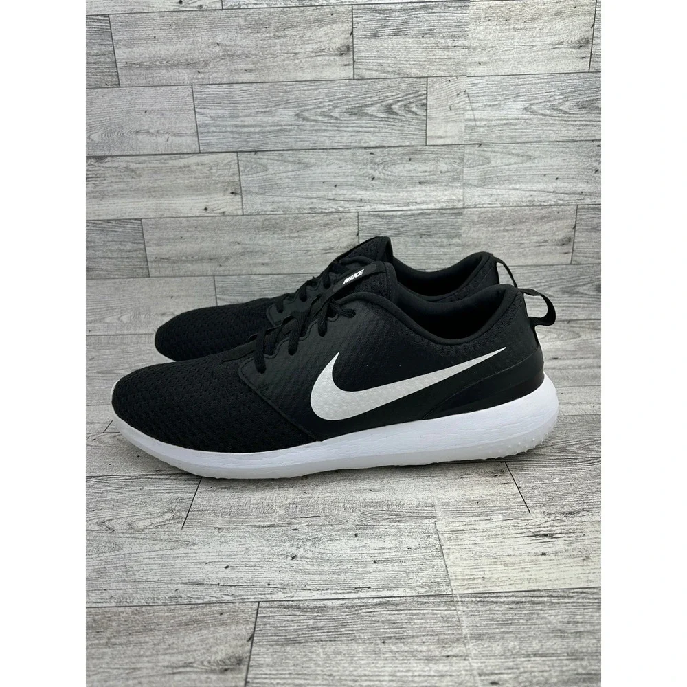 Nike Roshe G Men Golf Shoes Black White Spikeless‎ CD6065-001 Size 10.5